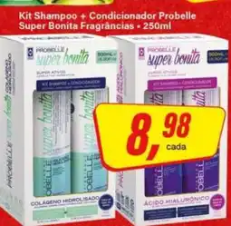 Rede Supermarket Kit Shampoo + Condicionador Probelle Super Bonita Fragrâncias oferta