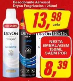 Rede Supermarket Desodorante Aerossol Dryon Fragrâncias oferta