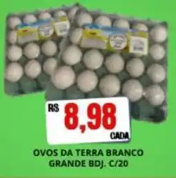 Supermercado Porecatu ovos da terra branco grande bdj oferta