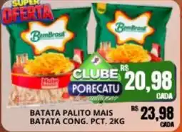 Supermercado Porecatu batata palito mais batata cong. pct. oferta