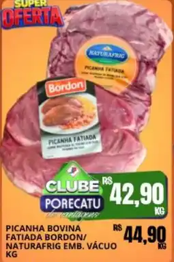 Supermercado Porecatu Picancha bovina fatiada oferta