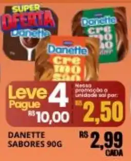 Supermercado Porecatu Danette sabores oferta