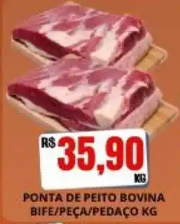 Supermercado Porecatu Ponta de peito bovina oferta