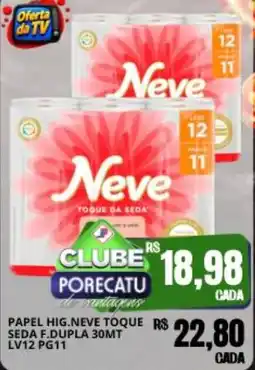 Supermercado Porecatu papel hig.neve toque seda f.dupla 30mt oferta