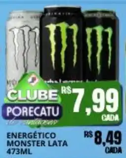 Supermercado Porecatu energético monster lata oferta