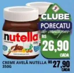 Supermercado Porecatu creme avelã nutella oferta