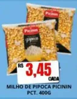 Supermercado Porecatu milho de pipoca picinin oferta