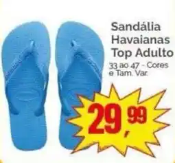 Supermercados Rena Sandália Havaianas Top Adulto oferta
