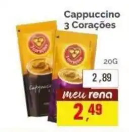 Supermercados Rena Cappuccino 3 Corações oferta