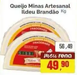 Supermercados Rena Queijo Minas Artesanal Ildeu Brandão oferta
