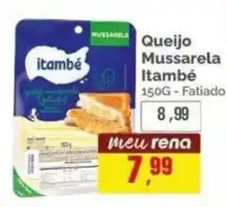 Supermercados Rena Queijo mussarela itambé oferta