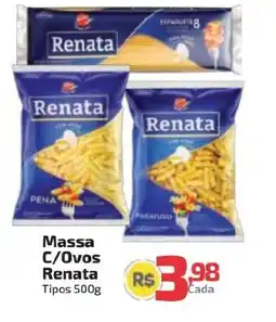 Supermercado Jacomar Massa C/Ovos Renata oferta