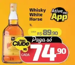 Supermercado Jacomar Whisky White Horse oferta