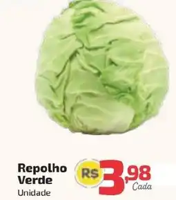 Supermercado Jacomar Repolho Verde oferta