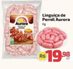 Supermercado Jacomar Linguiça de Pernil Aurora oferta