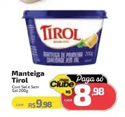 Supermercado Jacomar Manteiga Tirol oferta