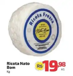 Supermercado Jacomar Ricota Nato Bom oferta