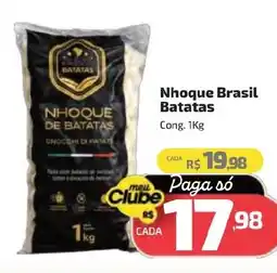 Supermercado Jacomar Nhoque Brasil Batatas oferta