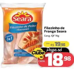 Supermercado Jacomar Filezinho de Frango Seara oferta