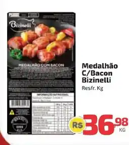 Supermercado Jacomar Medalhão C/Bacon Bizinelli oferta