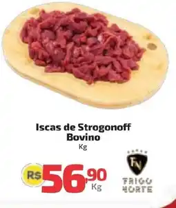 Supermercado Jacomar Iscas de Strogonoff Bovino oferta