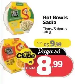 Supermercado Jacomar Hot Bowls Sadia oferta