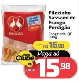 Supermercado Jacomar Filezinho Sassami de Perdigão oferta