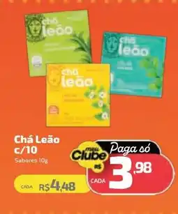 Supermercado Jacomar Chá Leão c/10 oferta