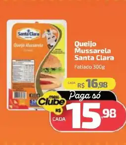 Supermercado Jacomar Queijo Mussarela Santa Clara oferta