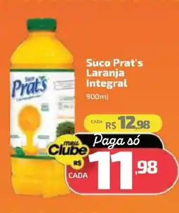Supermercado Jacomar Suco Prat's Laranja Integral oferta
