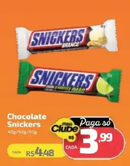 Supermercado Jacomar Chocolate Snickers oferta