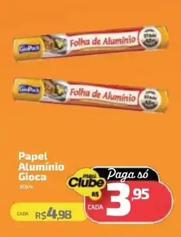 Supermercado Jacomar Papel Alumínio Gioca oferta