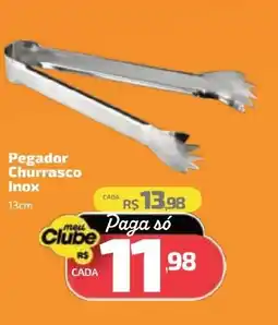 Supermercado Jacomar Pegador Churrasco Inox oferta