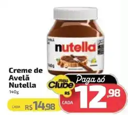 Supermercado Jacomar Creme Avelã Nutella oferta