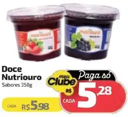Supermercado Jacomar Doce Nutriouro oferta