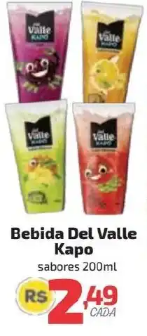 Supermercado Jacomar Bebida Del Valle Каро oferta