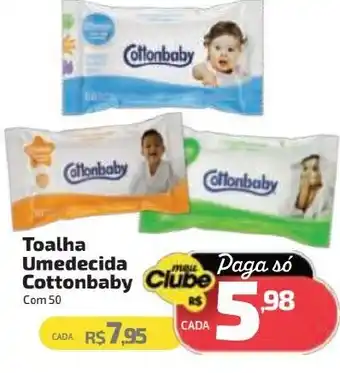 Supermercado Jacomar Toalha Umedecida Cottonbaby oferta