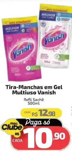 Supermercado Jacomar Tira-Manchas em Gel Multiuso Vanish oferta