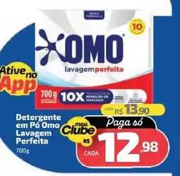 Supermercado Jacomar Detergente em Pó Omo Lavagem Perfeita oferta