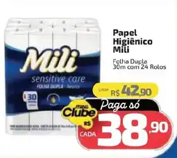 Supermercado Jacomar Papel Higiênico Mili oferta