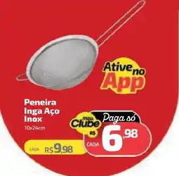 Supermercado Jacomar Peneira Inga Aço Inox oferta