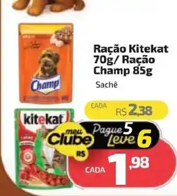 Supermercado Jacomar Ração Kitekat /Ração Champ oferta