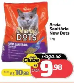 Supermercado Jacomar Areia Sanitária New Dots oferta