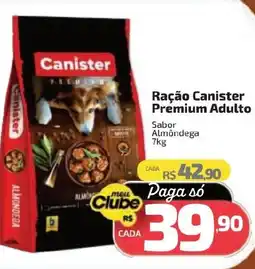 Supermercado Jacomar Ração Canister Premium Adulto oferta