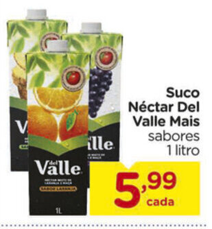 Carrefour Suco Nectar Del Valle Mais 1L oferta