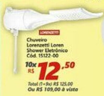 Lojas Becker Chuveiro Lorenzetti Loren Shower oferta