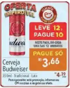 Supermercados Condor Cerveja Budweiser oferta