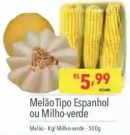 Supermercados Condor Melão Tipo Espanhol ou Milho-verde oferta