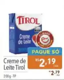 Supermercados Condor Creme de Leite Tirol oferta