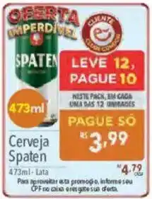 Supermercados Condor Cerveja Spaten oferta